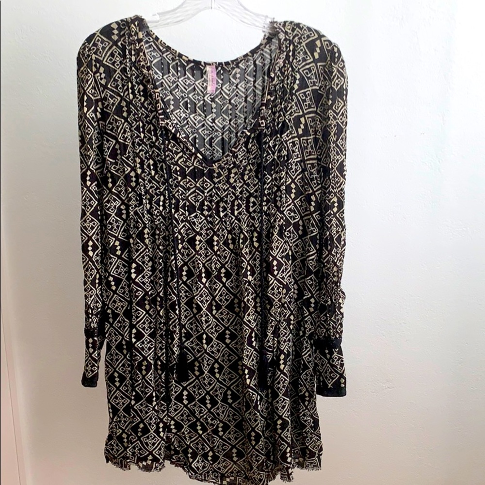 Boho mini dress
